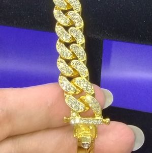 7" Gold Tone Dressy Bracelet